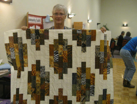 Kathy Rathbun, One of four community quilts.